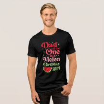 T-shirt « Papa d'une fille qui est une perle rare