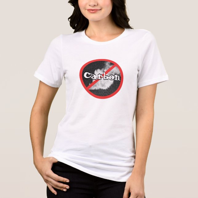 En Tri-matière T-shirt - Pas de carbone (Recto)