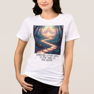 En Tri-matière T-Shirt personnalisé avec citation motivante