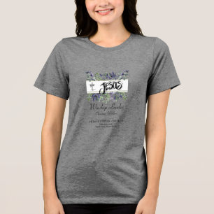 En Tri-matière T-Shirt personnalisé pour groupe chrétien