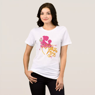 En Tri-matière T-Shirt personnalisé pour la fête des mères Mama