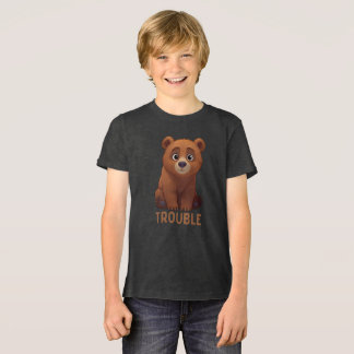 En Tri-matière T-Shirt "Petit Paw "Difficultés""