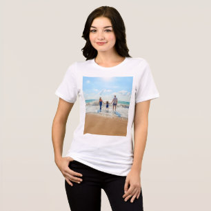 En Tri-matière T-Shirt Photo Personnalisé Votre Propre Conception