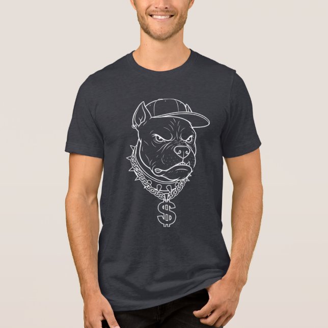 En Tri-matière T-Shirt Pitbull (Recto)