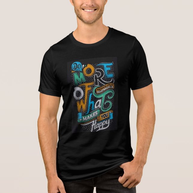 En Tri-matière T-shirt Pizza noir (Recto)