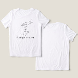 En Tri-matière T-shirt Plante pour le prochain - Art minimalist