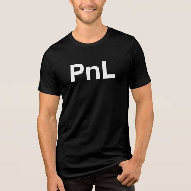 En Tri-matière T-shirt Pnl, texte (Recto)