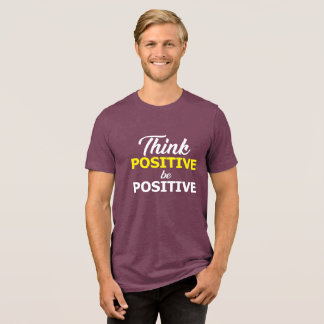 En Tri-matière T-shirt positif inspirant