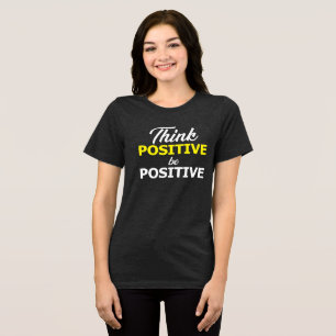 En Tri-matière T-shirt positif inspirant