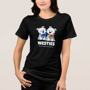 En Tri-matière T-Shirt pour amateur de Westie