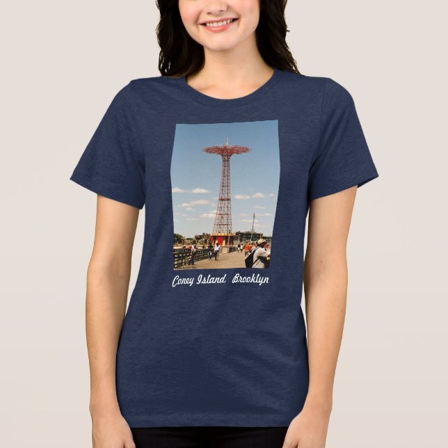 En Tri-matière T-shirt pour dames Parachute Jump (Recto)