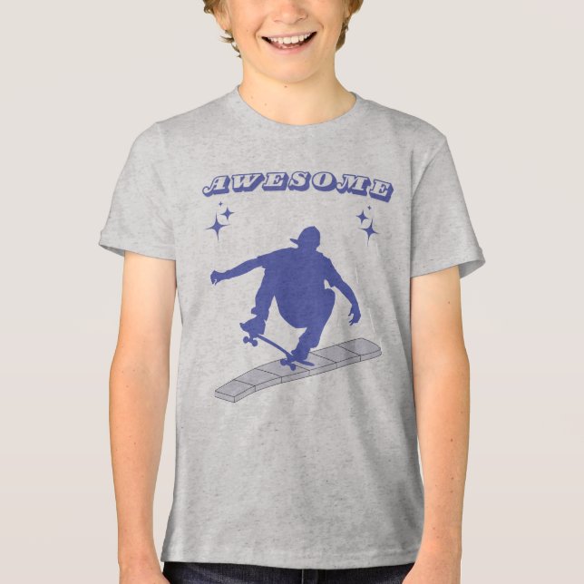 En Tri-matière T-shirt pour enfants (Recto)