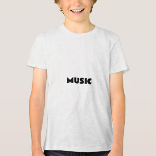 En Tri-matière T-Shirt pour enfants - Musique Design imprimé
