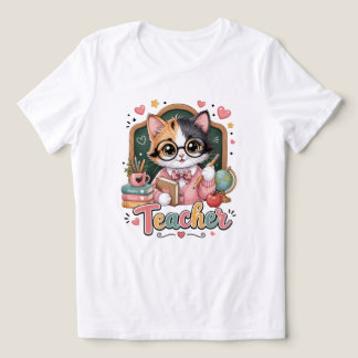 En Tri-matière T-shirt pour femme enseignant Cadeau de rentrée sc