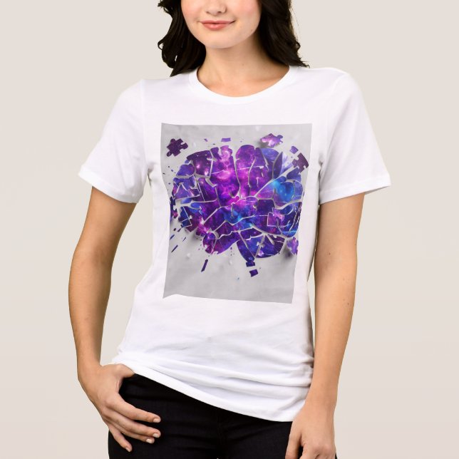 En Tri-matière T-shirt pour femmes  (Recto)