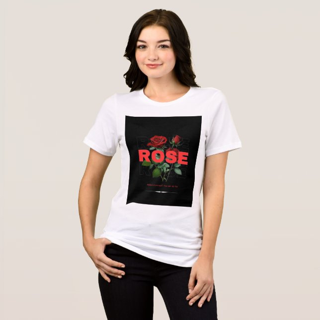 En Tri-matière T-shirt pour femmes à l'esthétique mignonne – Tee  (Recto plein)