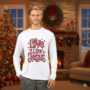En Tri-matière T-shirt pour hommes Chrétiens Amour comme Jésus