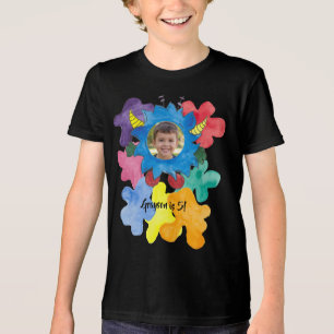 En Tri-matière T-shirt pour la fête d'anniversaire des enfants Mo