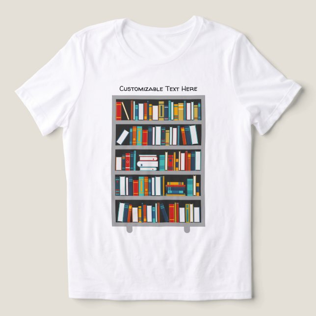 En Tri-matière T-shirt pour lecteurs - ver de livre (Design Recto)