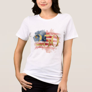 En Tri-matière T-shirt pour les 250 ans de l'Amérique