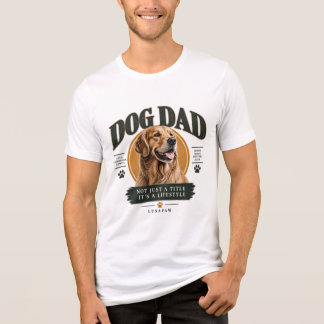 En Tri-matière T-shirt pour papa de chien – Pas juste un titre, c