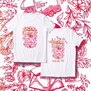 En Tri-matière T-Shirt pour voyage entre filles