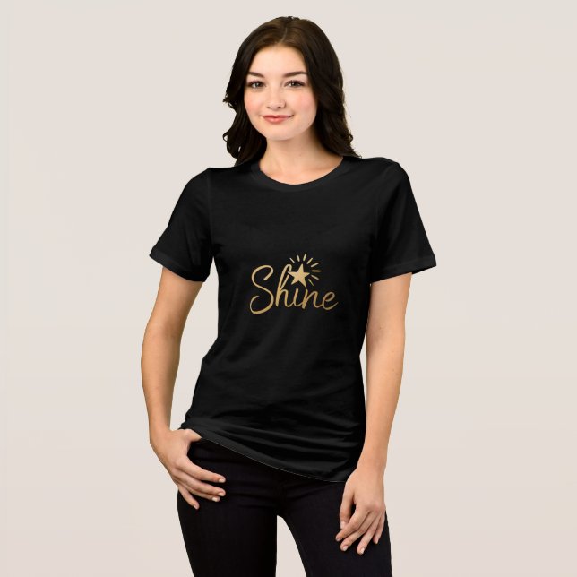 En Tri-matière T-shirt que tu brilles (Recto plein)