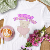 T-shirt "Ravie de vous rencontrer"