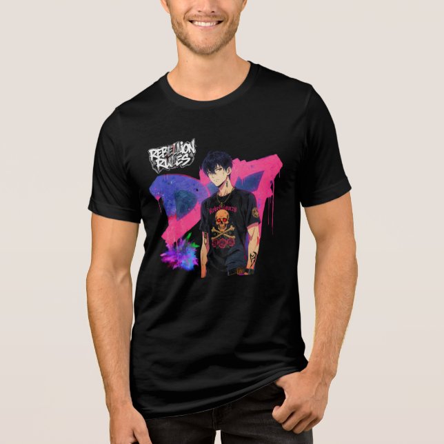 En Tri-matière T-Shirt Rebellion78 Édition Graffiti  (Recto)