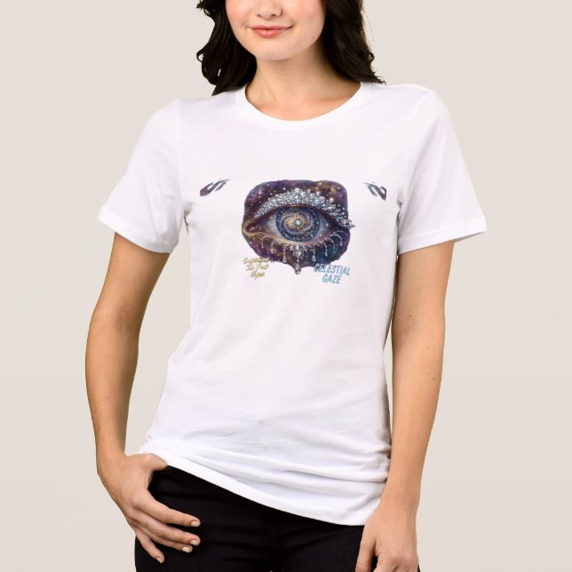 En Tri-matière T-Shirt Regard Céleste Mystique (Recto)