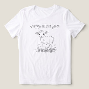 En Tri-matière T-Shirt Religieux Chrétien "Le Seigneur est digne"