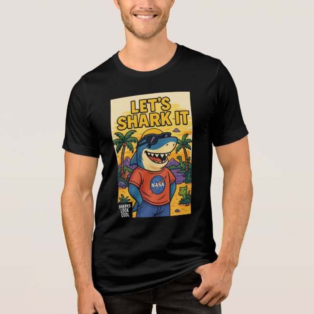 En Tri-matière t-shirt requin it (Recto)