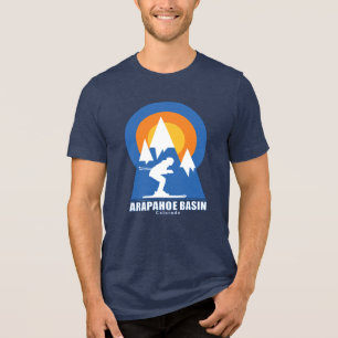En Tri-matière T-Shirt Retro Arapahoe Basin Ski Sunset