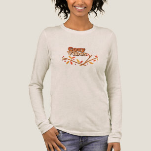 En Tri-matière T-shirt rétro "Cosy Vibes" les années 70 Dégradé