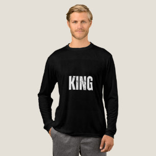 En Tri-matière T-shirt roi   Bold Royal Crown Tee for Men & Boys