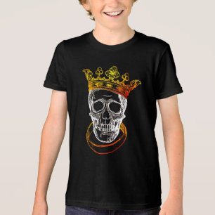 En Tri-matière T-Shirt Royal Skull Crown – Art gothique