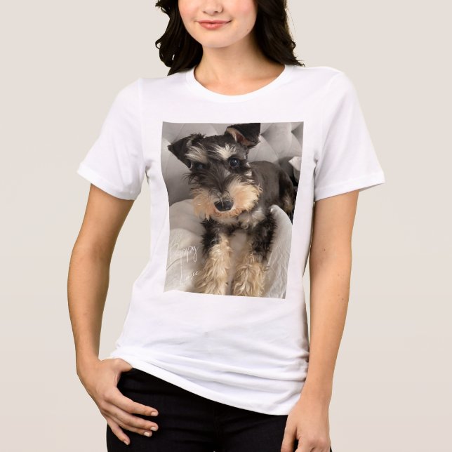 En Tri-matière T-Shirt Schnauzer (Recto)
