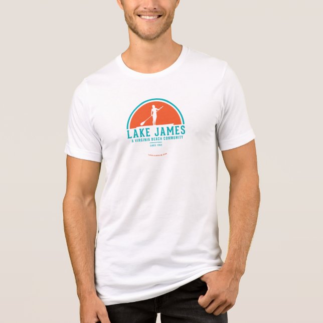 En Tri-matière T-shirt Serene Summers masculin du lac James (Recto)