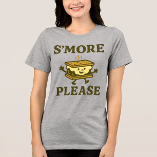 En Tri-matière T-shirt S'more Please Tee-shirt Automnal de Camp