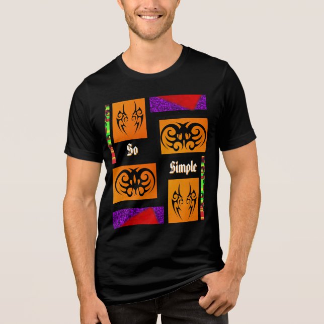 En Tri-matière T-Shirt So simple  (Recto)