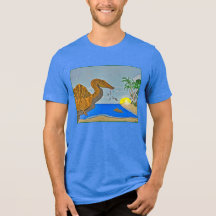 T-shirt Spinosaurus plage crétacé