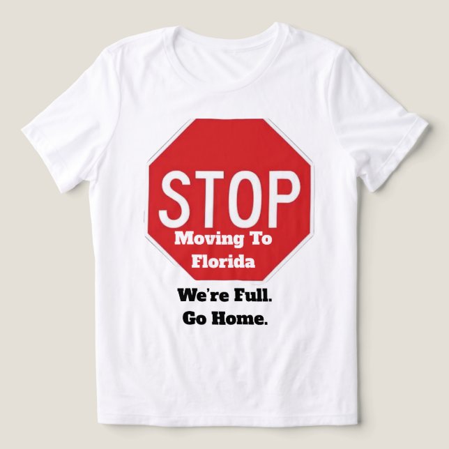 En Tri-matière T-Shirt Stop (Design Recto)