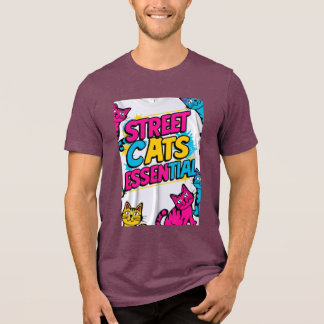 En Tri-matière T-shirt Street Cats Essential – Multicolore Gras