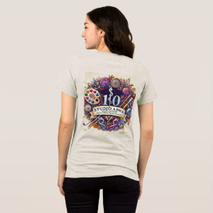 En Tri-matière T-shirt StudioAMWA Dixième anniversaire