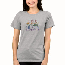 T-shirt sur le thème de la pêche au Michigan pour