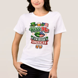 En Tri-matière T-Shirt sur l'héritage irlando-américain