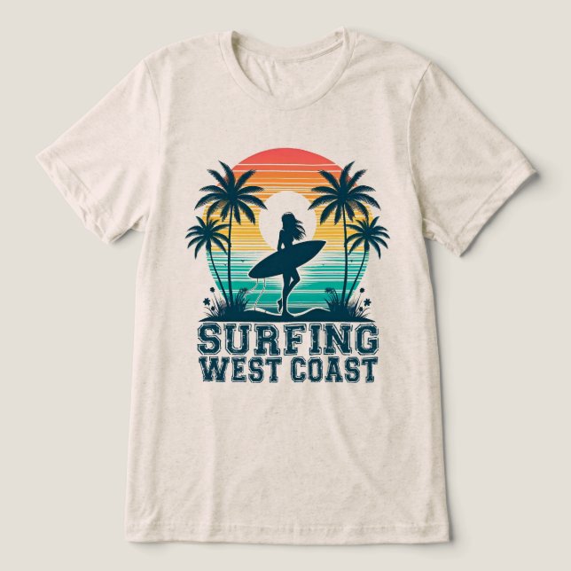 En Tri-matière T-shirt surf (Design Recto)