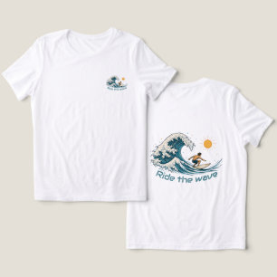 En Tri-matière T-Shirt Surf Ride the Wave