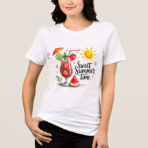 T-Shirt Sweet Summer Time - Météo Chaude Blissful 