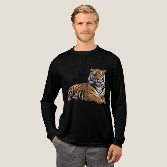 En Tri-matière T-shirt Tigre Obèse Morbide (Recto complet)